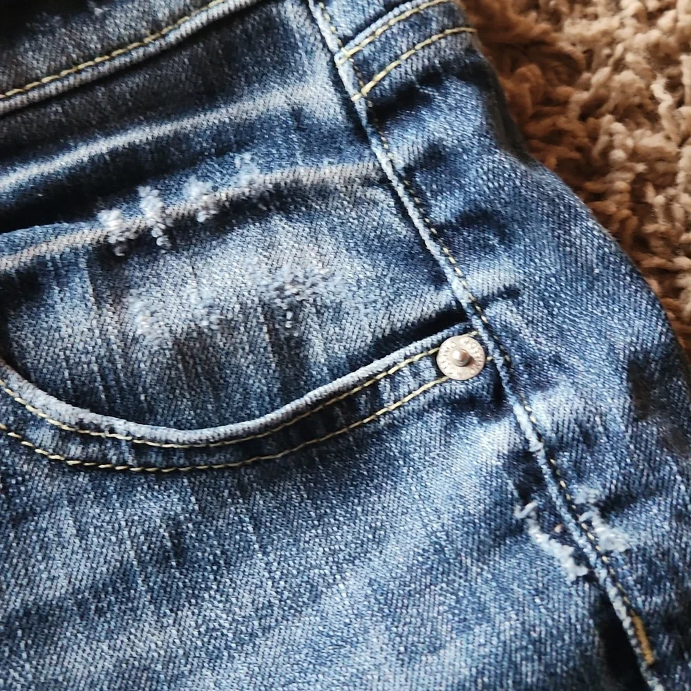 Mossimo boyfriend jean shorts womans size 6 - Picture 6 of 7